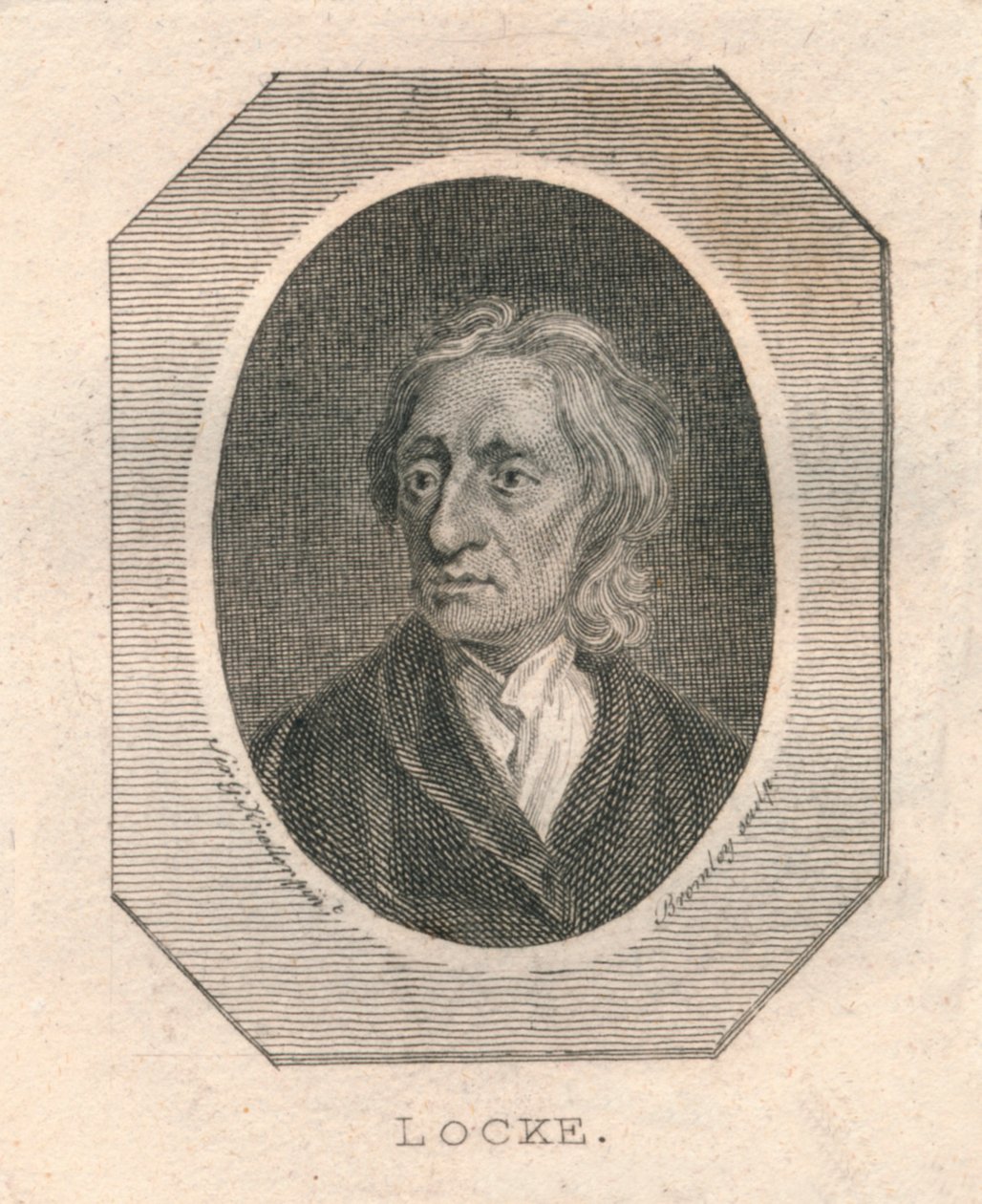 Locke, um 1800 von William Bromley