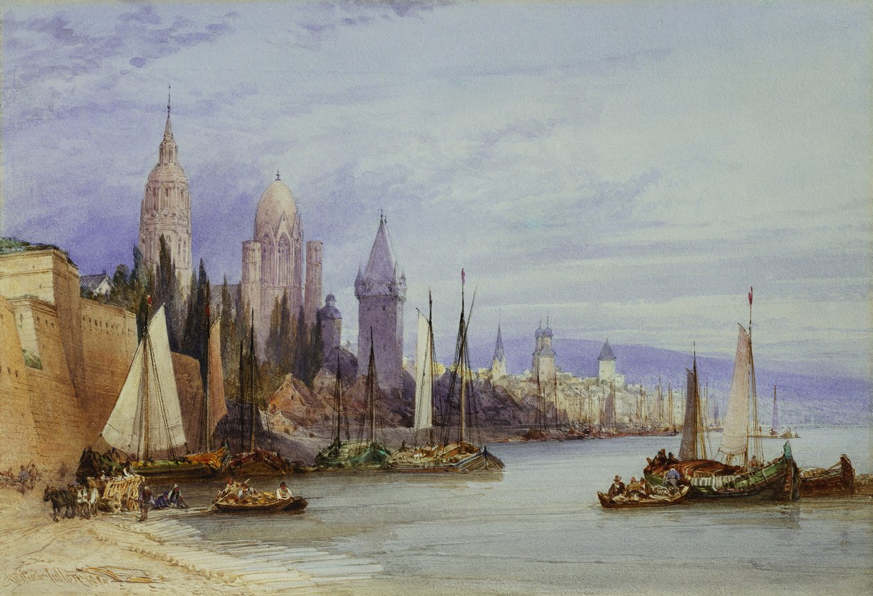 Mainz am Rhein, 1895 von William Callow