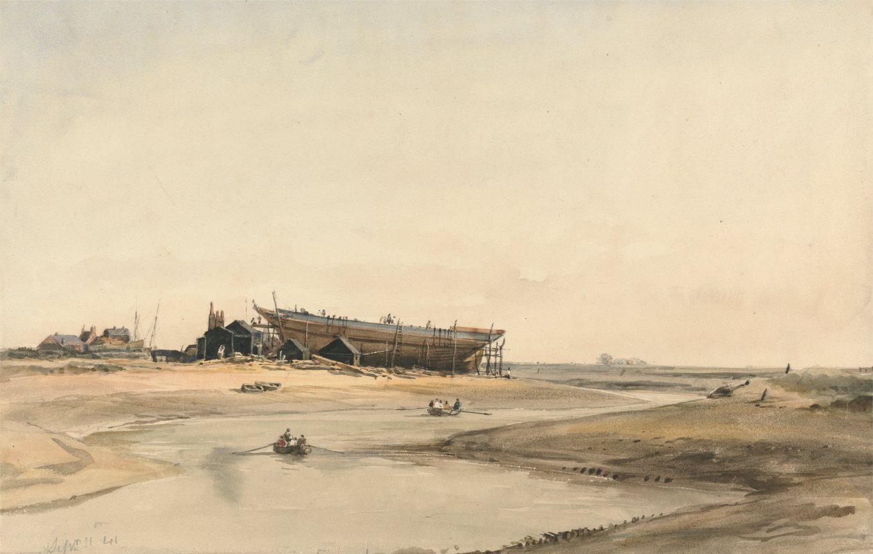 Schiffbau von William Callow