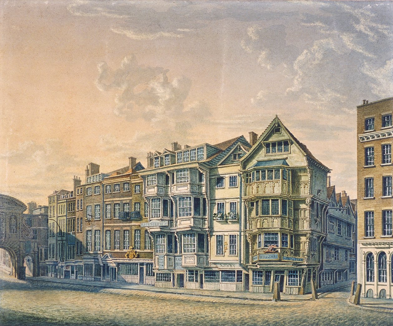 Fleet Street, London, 1798 von William Capon