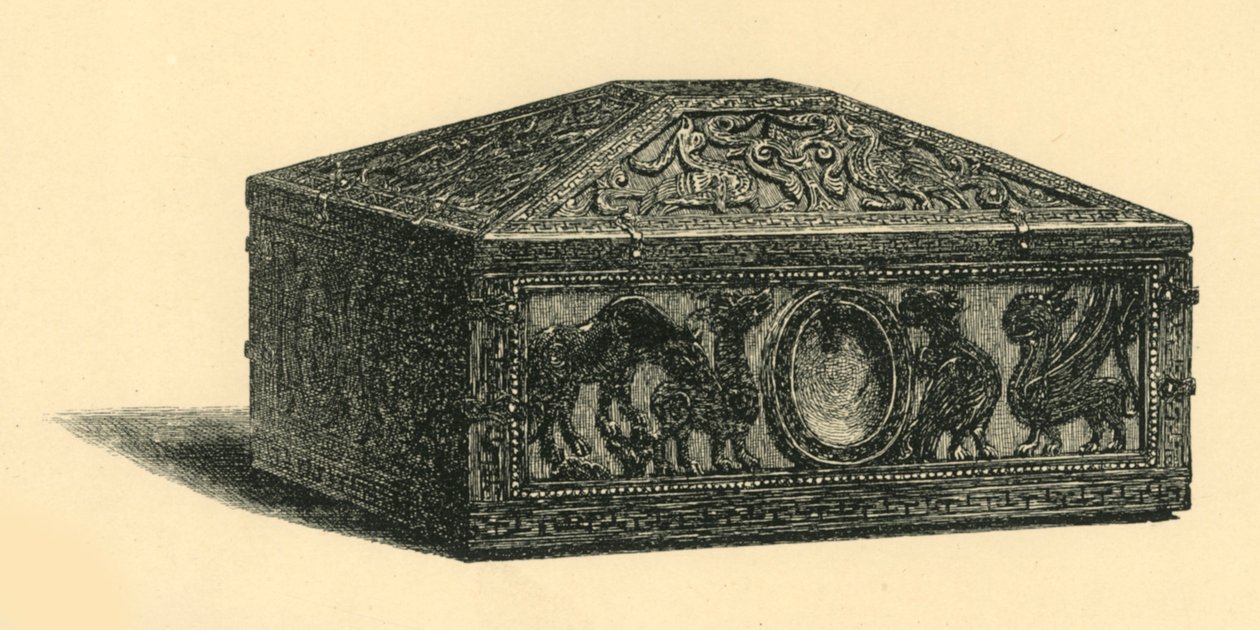 Schmuckkästchen, um 1180-1200, 1881 von William Catley