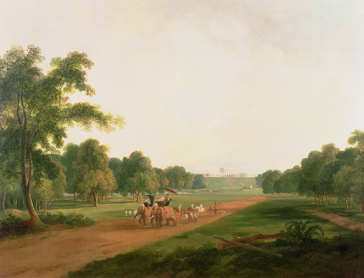 Eine Jagdgesellschaft in Indien von William Daniell