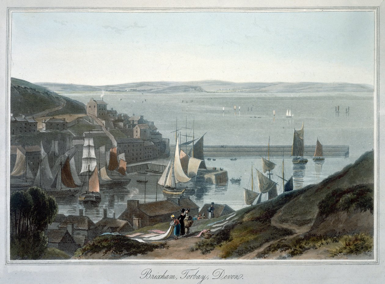 Brixham, Torbay, Devon von William Daniell