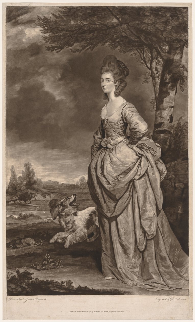 Mrs. Matthew Ellis, 1780 von William Dickinson