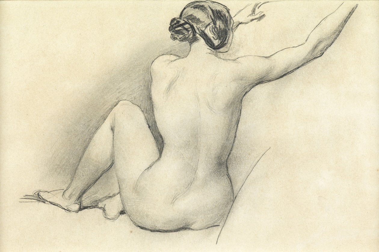 Sitzender Akt von William Edward Frost
