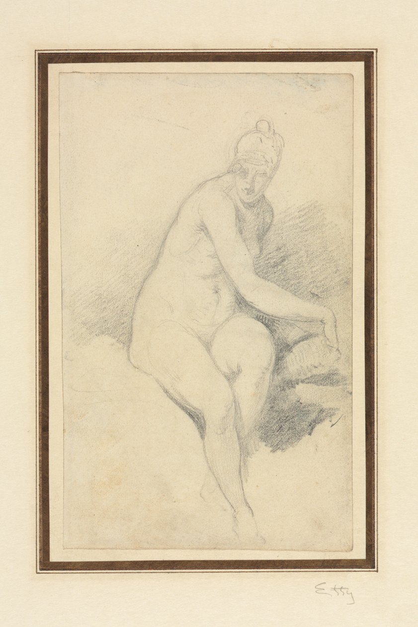 Sitzender Akt von William Etty
