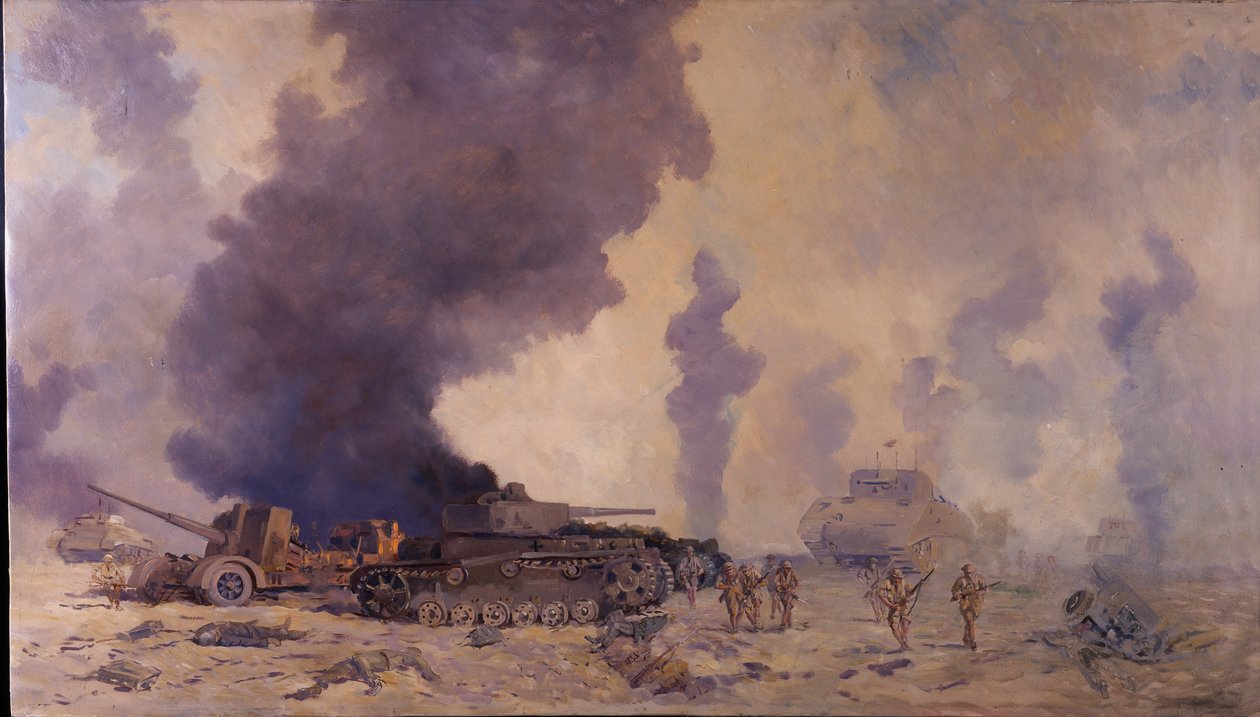 Die Schlacht von El Alamein von William Francis Longstaff