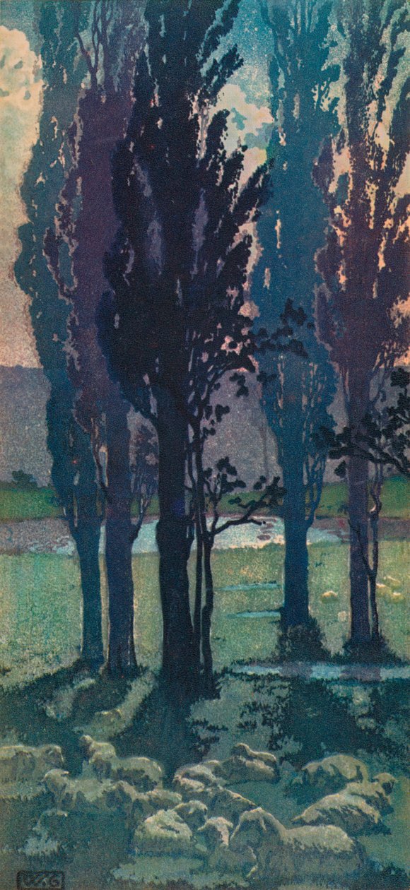 Septembermond, um 1901, 1928 von William Giles