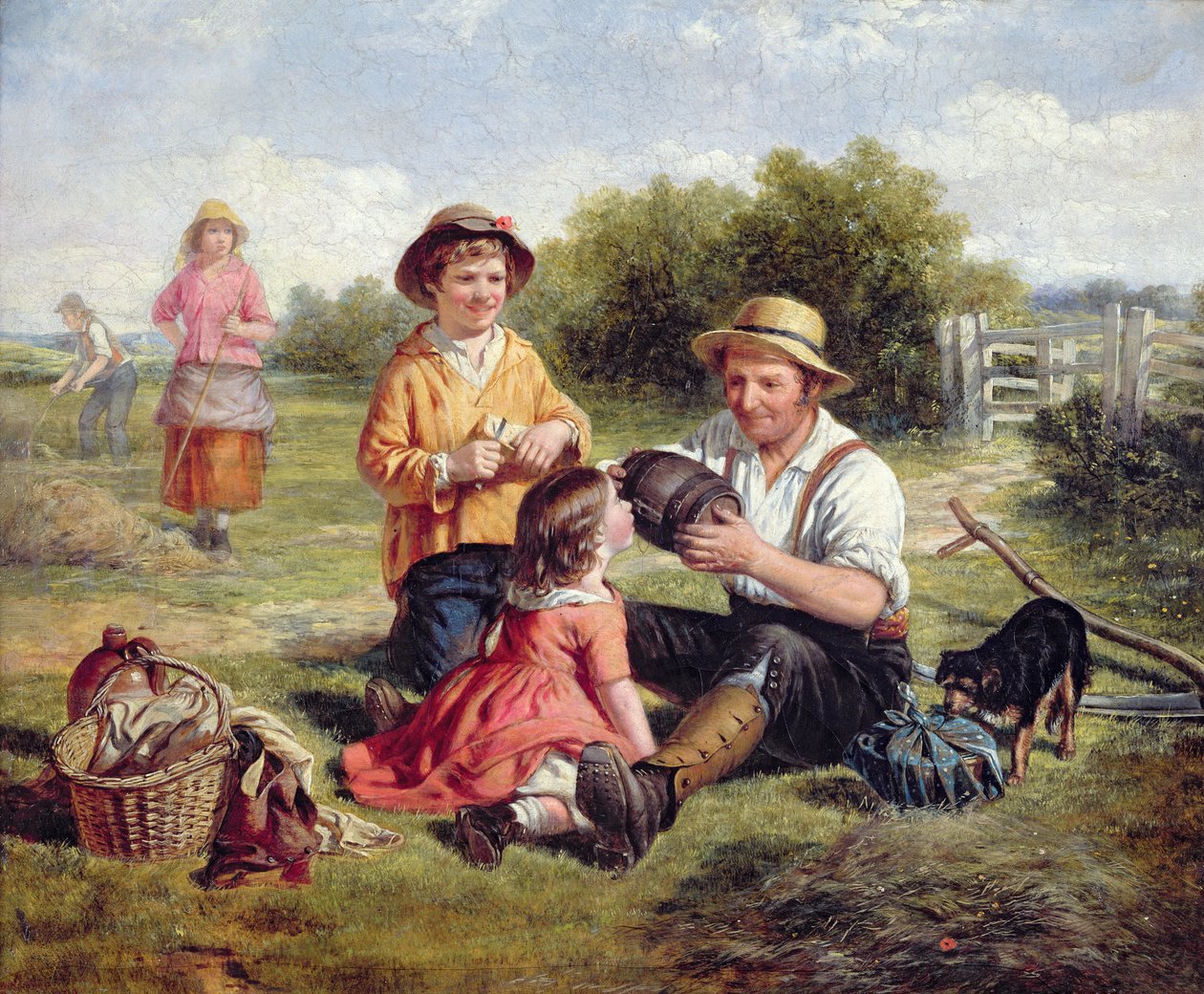 Heuwiese von William Hemsley