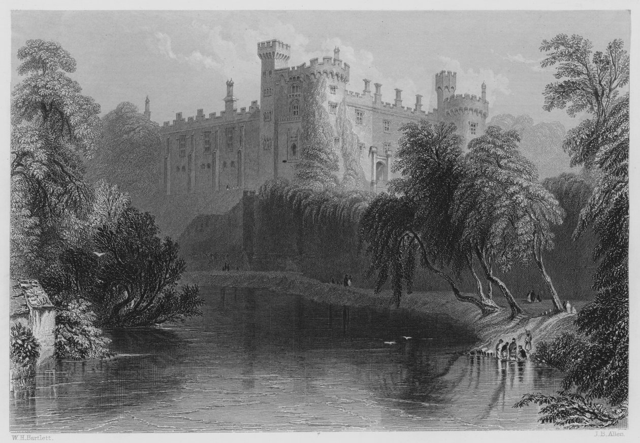 Kilkenny Castle von William Henry (after) Bartlett