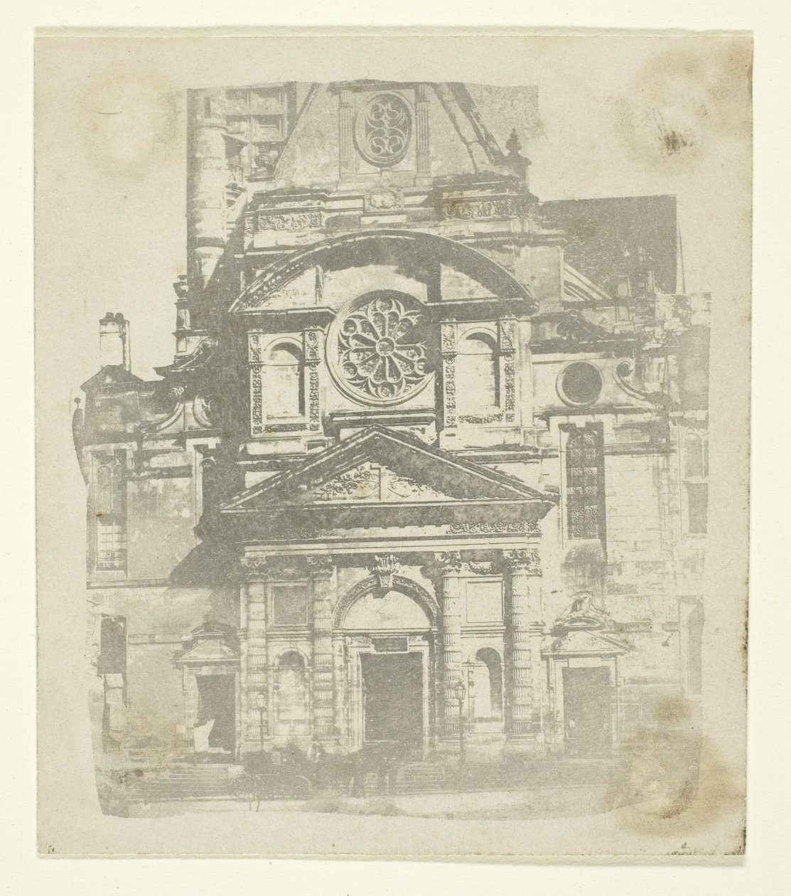 St. Etienne du Mont, Fassade von William Henry Fox Talbot