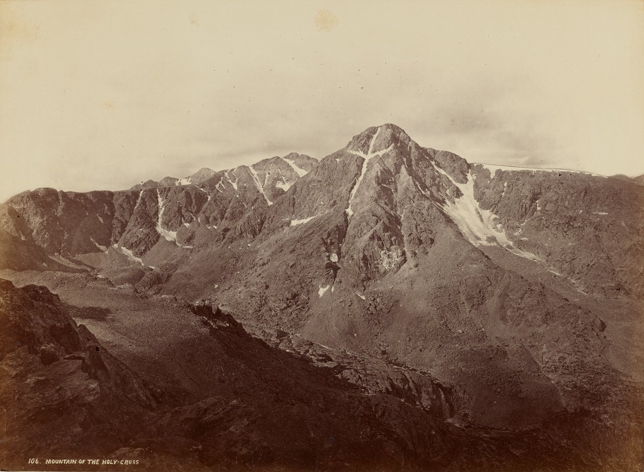 Berg des Heiligen Kreuzes von William Henry Jackson