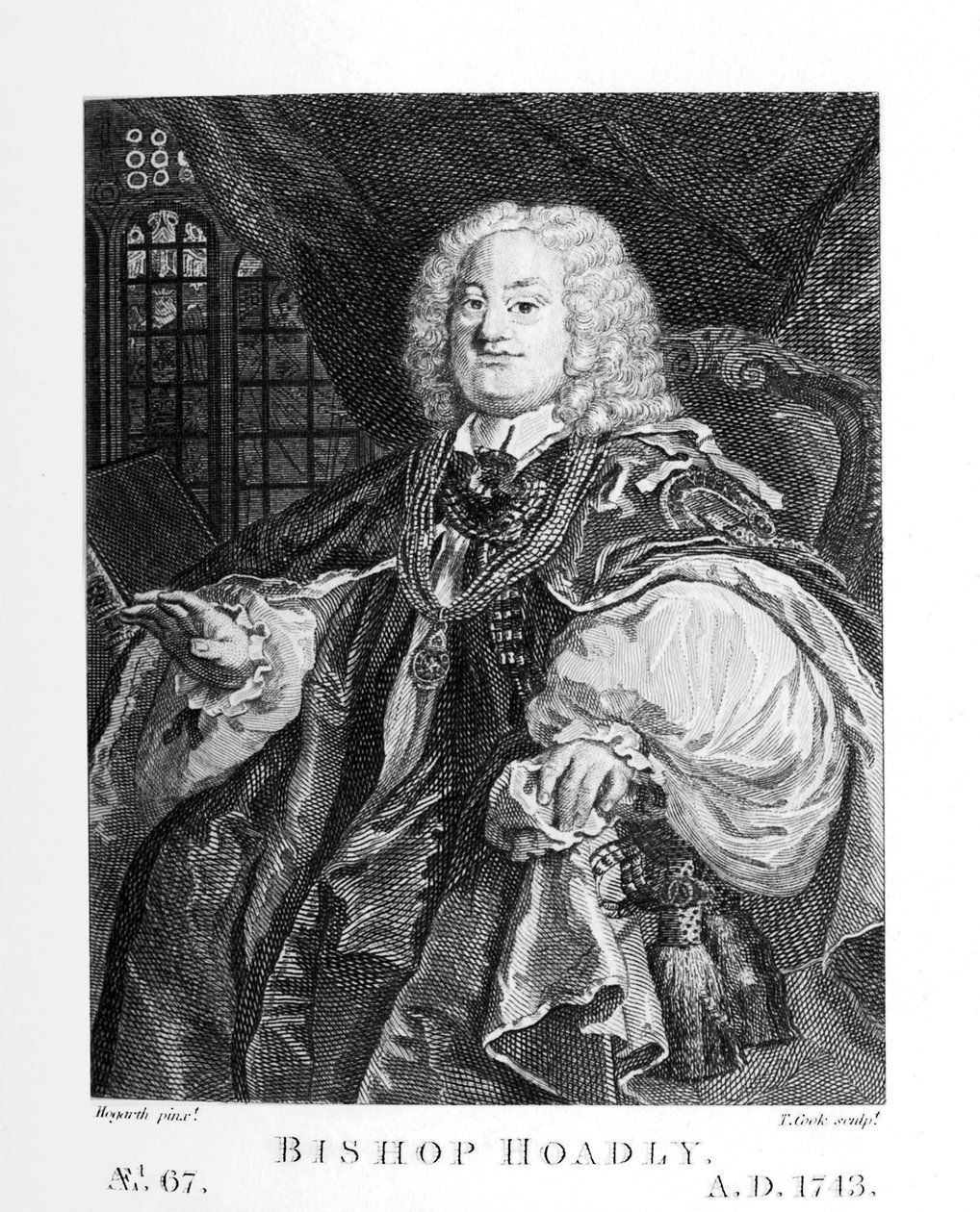 Bischof Hoadly von William Hogarth