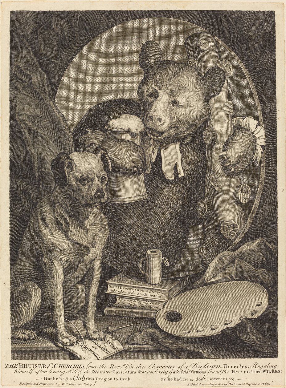 Der Schläger von William Hogarth