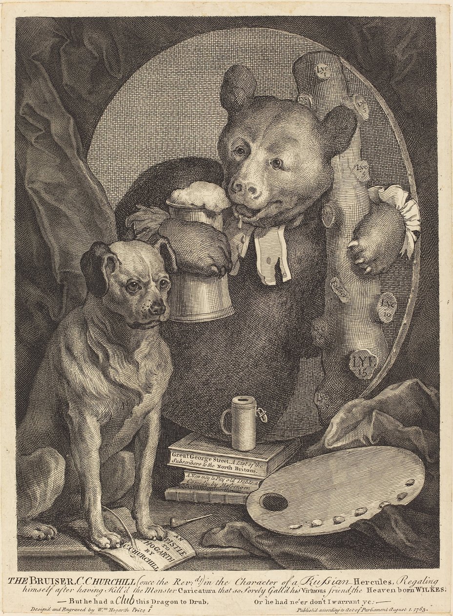 Der Schläger von William Hogarth
