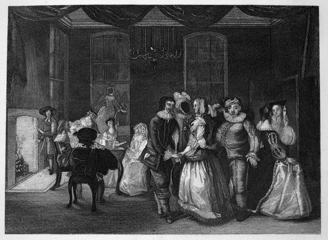 Die königliche Maskerade im Somerset House von William Hogarth