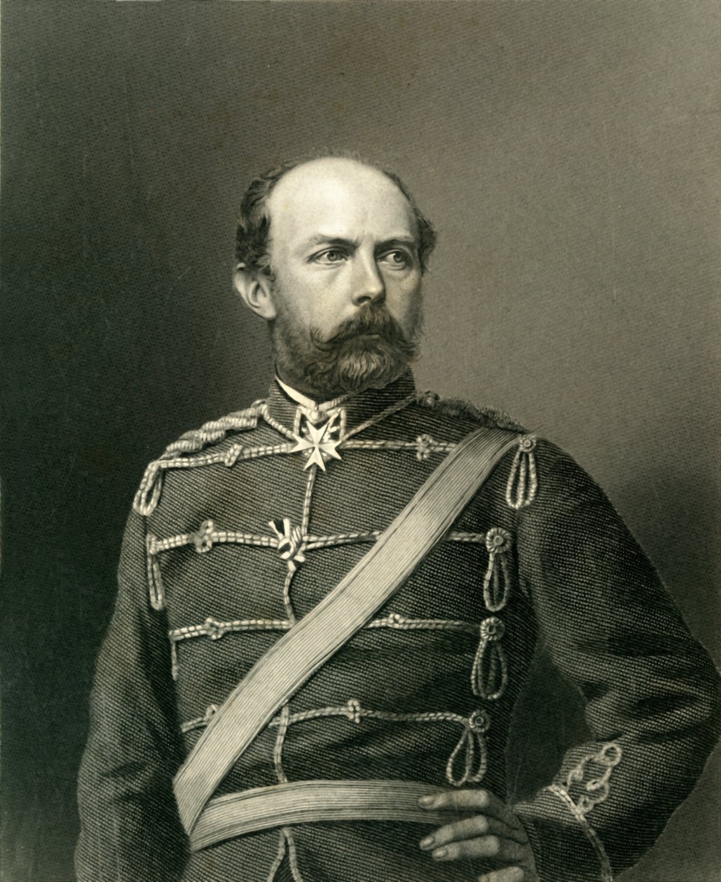 Prinz Friedrich Karl, ca. 1872 von William Holl