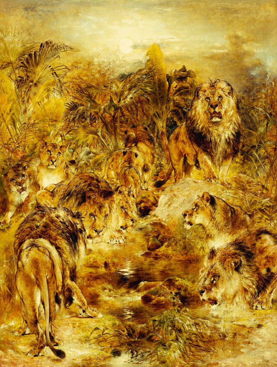 Der Trinkplatz von William Huggins