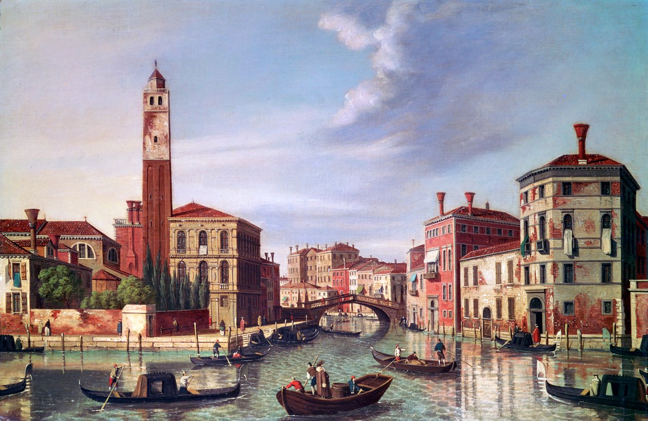 Palazzo Labia, Cannaregio-Kanal, ca. 1750-1771 von William James