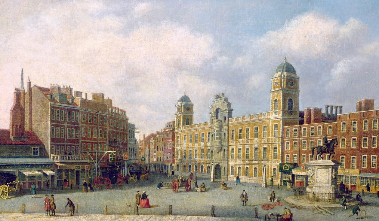 Ansicht von Northumberland House, ca. 1770 von William James