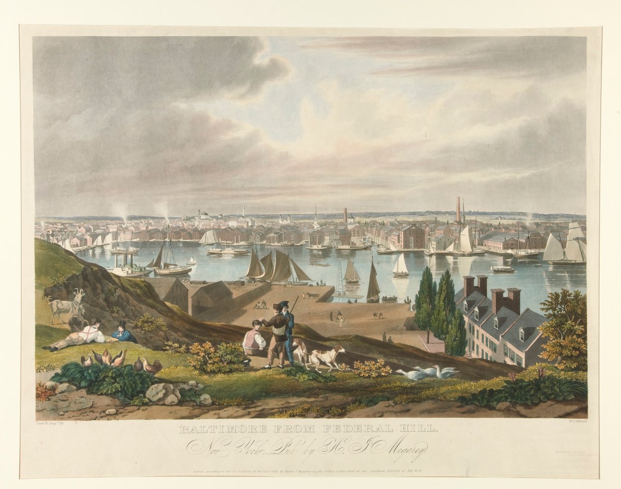 Baltimore vom Federal Hill von William James Bennett