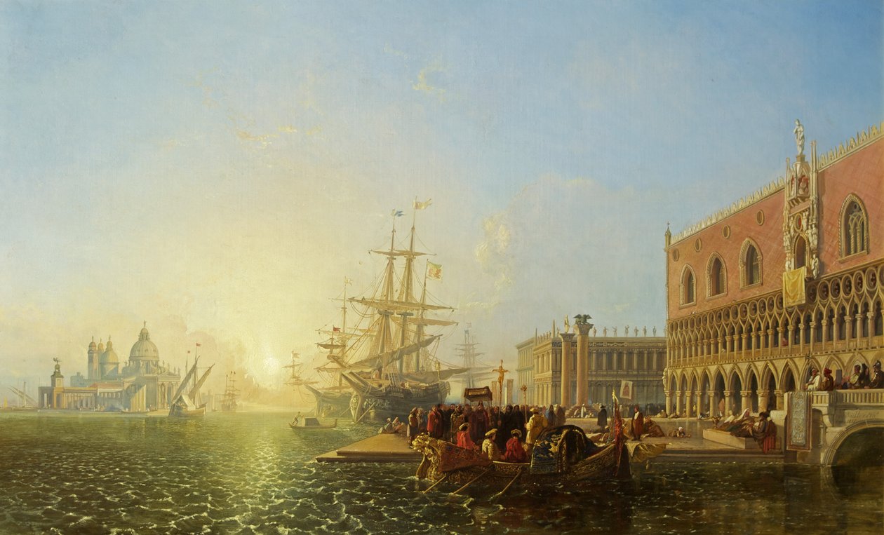 Der Dogenpalast, Venedig von William James Muller
