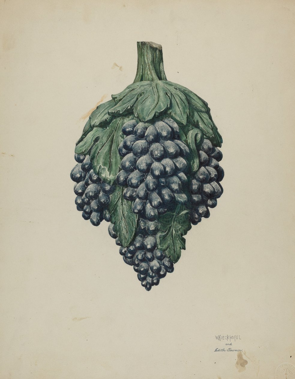 Weinladen-Emblem von William Kieckhofel
