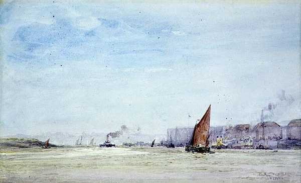 Chatham Dockyard von William Lionel Wyllie