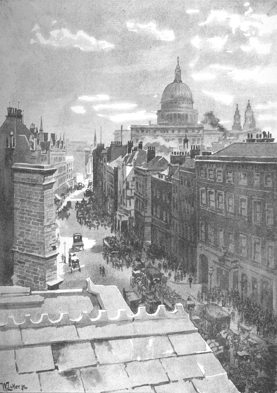 Aldersgate Street von William Luker