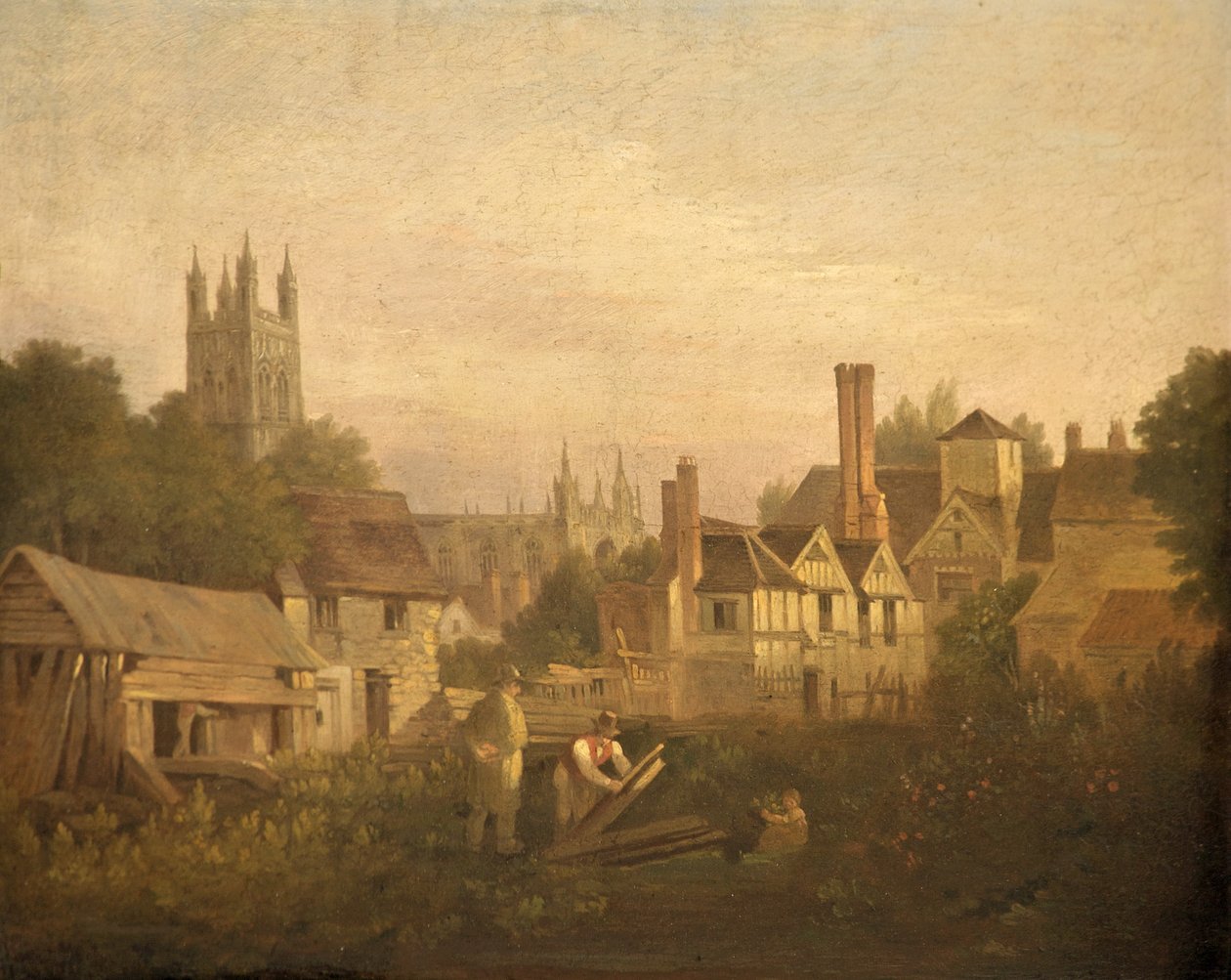 Gloucester von Nordwesten, ca. 1820 von William Marlow