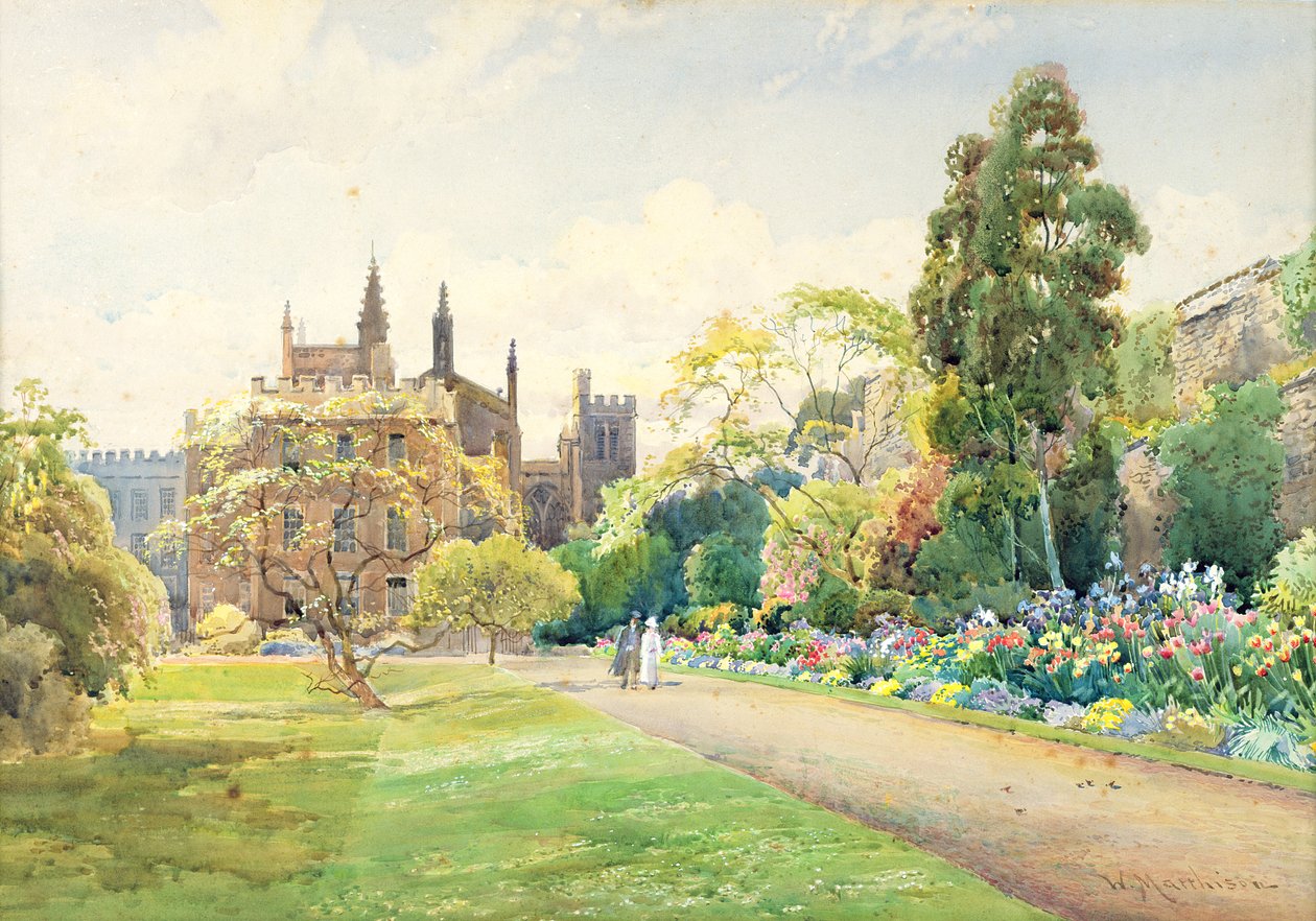 New College Border, 1918 von William Matthison