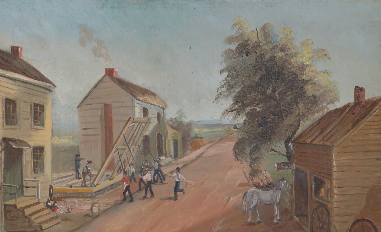 Hausbau, 1870er Jahre von William P. Chappel