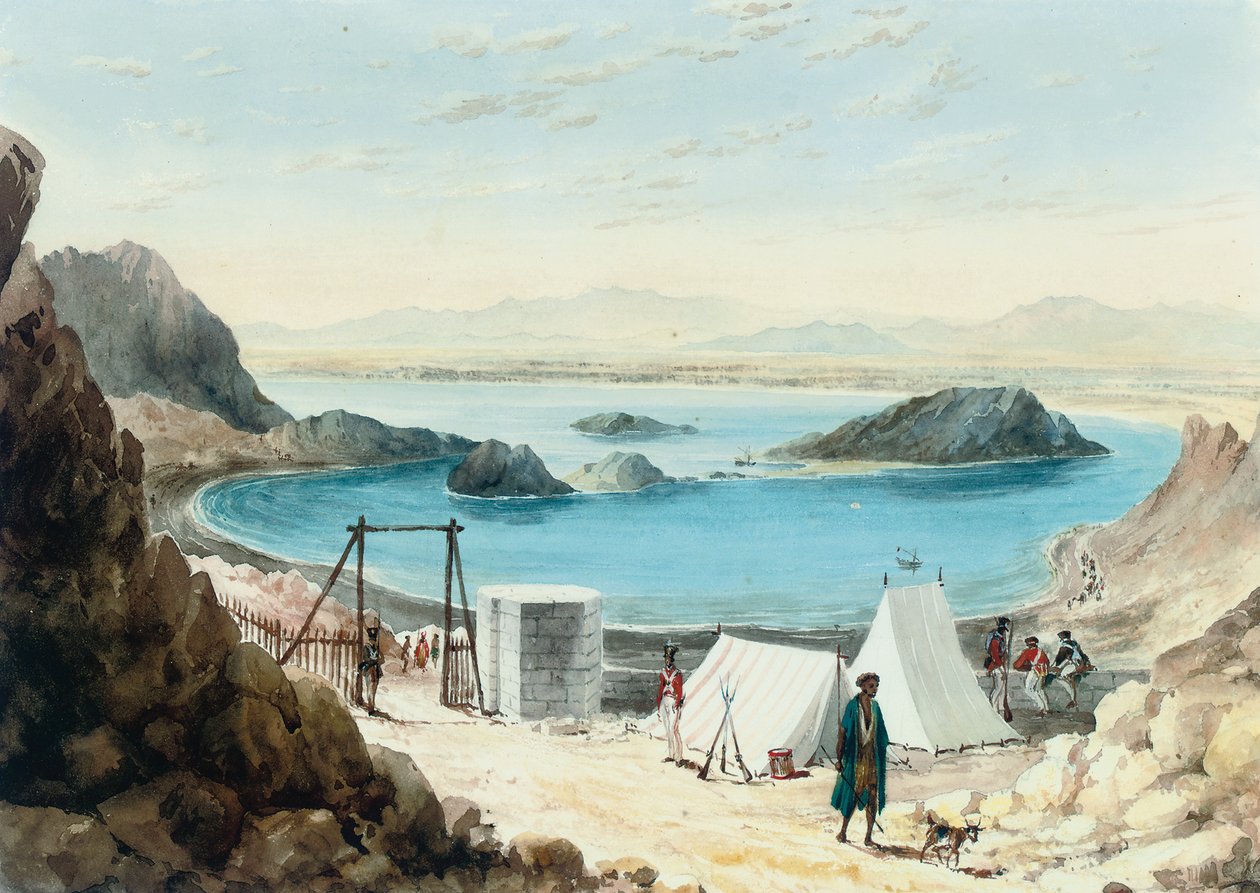 Hafen von Aden von William Prinsep
