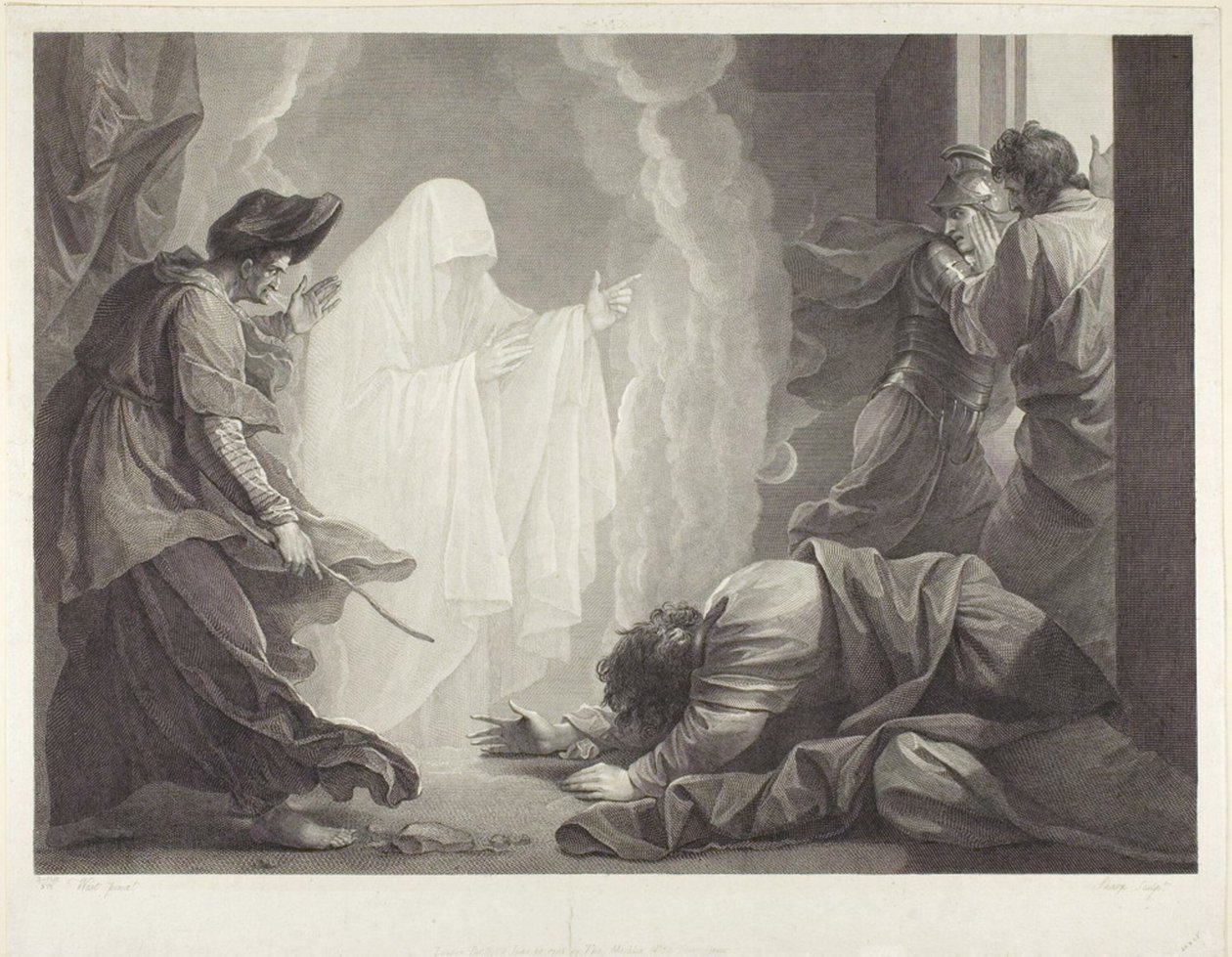 Saul und die Hexe von Endor von William Sharp