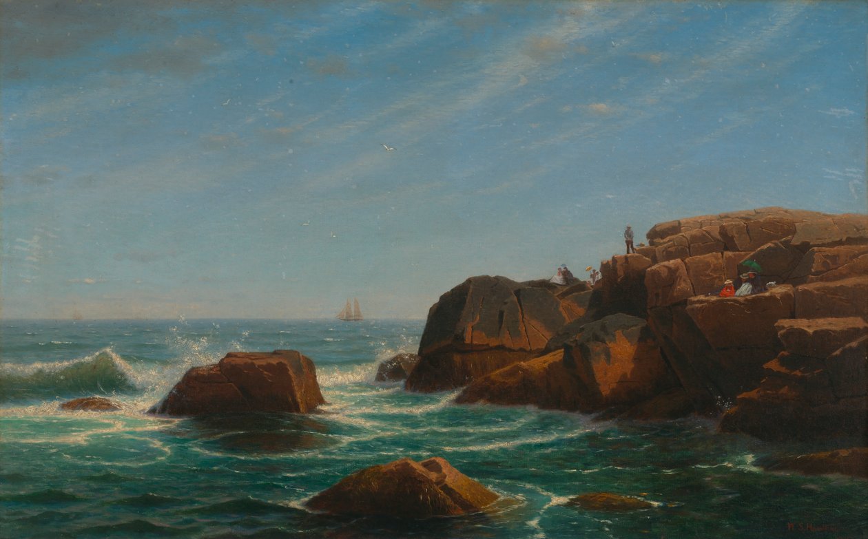 Castle Rock, Nahant, 1865 von William Stanley Haseltine