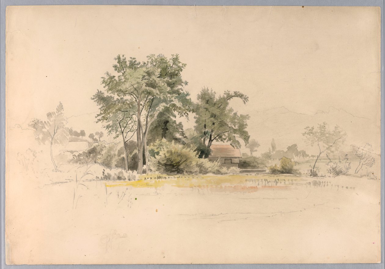 Studie einer Landschaft, Schweiz von William Stanley Haseltine