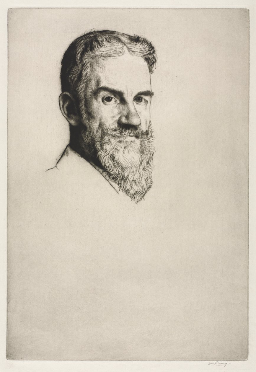 George Bernard Shaw von William Strang