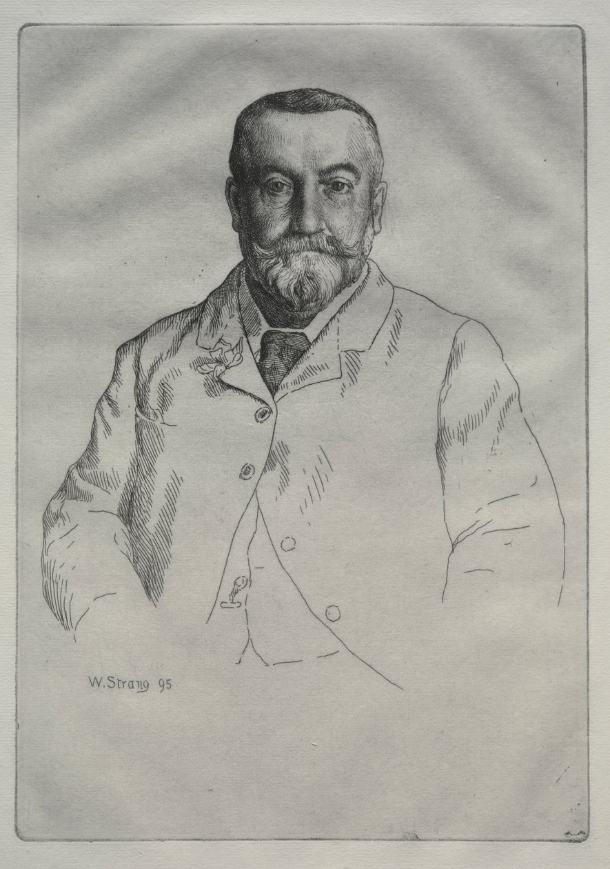 Porträt von H. Cock von William Strang