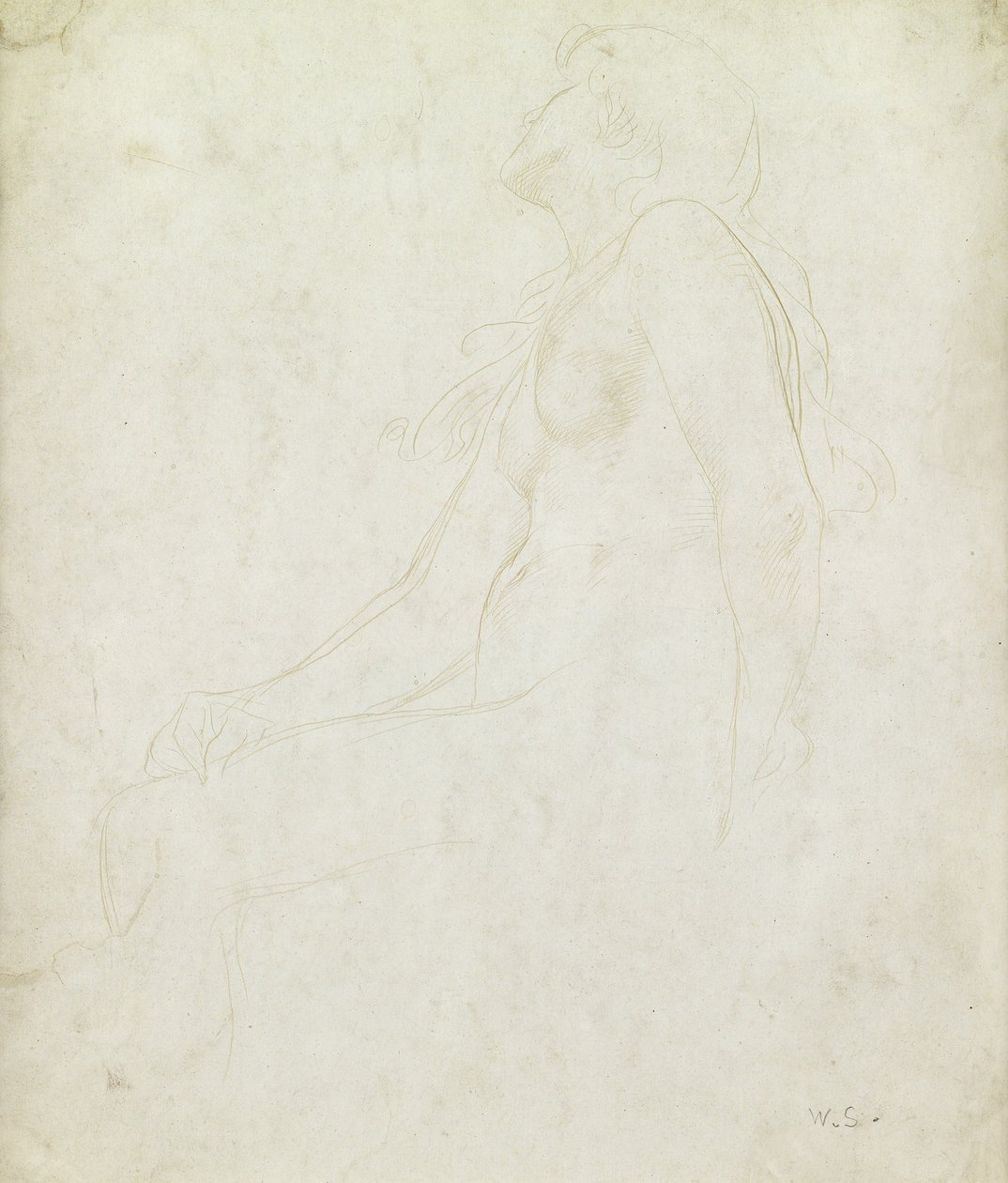 Studie eines Aktes von William Strang