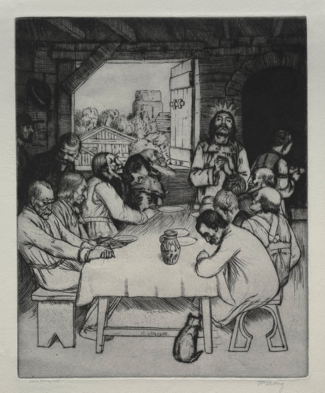 Das letzte Abendmahl, 1889 von William Strang