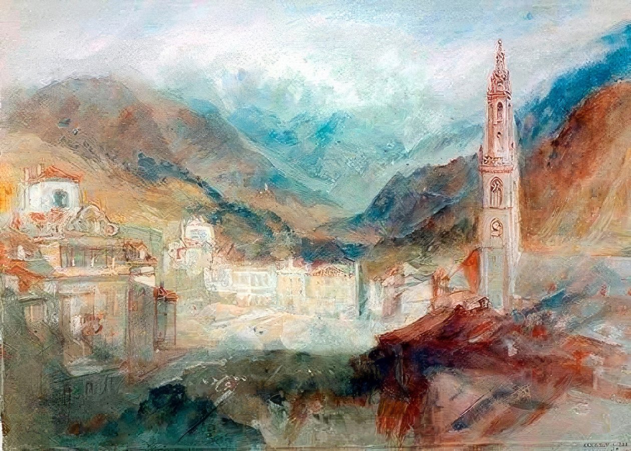 Bozen und die Dolomiten von Joseph Mallord William Turner