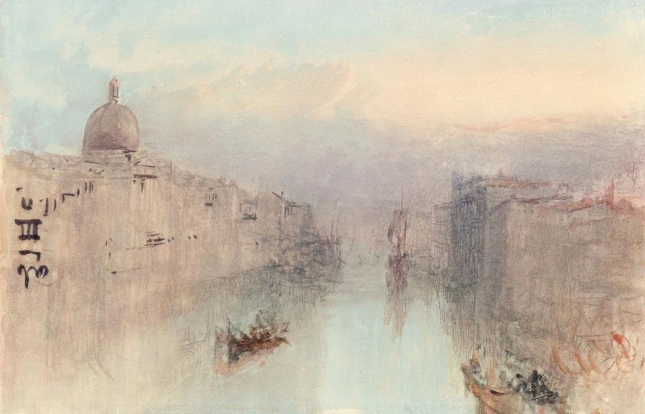 Der Canal Grande und San Simeone Piccolo von Joseph Mallord William Turner