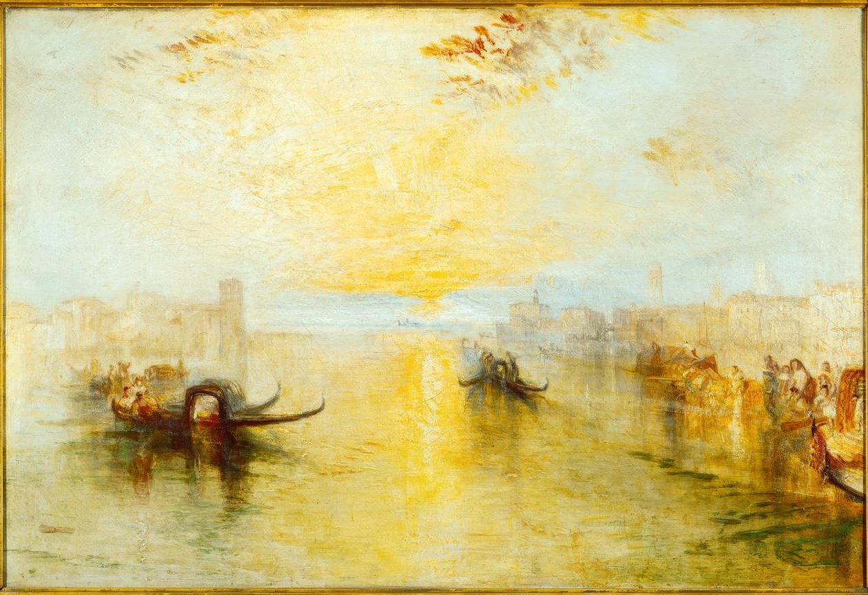 St. Benedetto, Blick Richtung Fusina von Joseph Mallord William Turner
