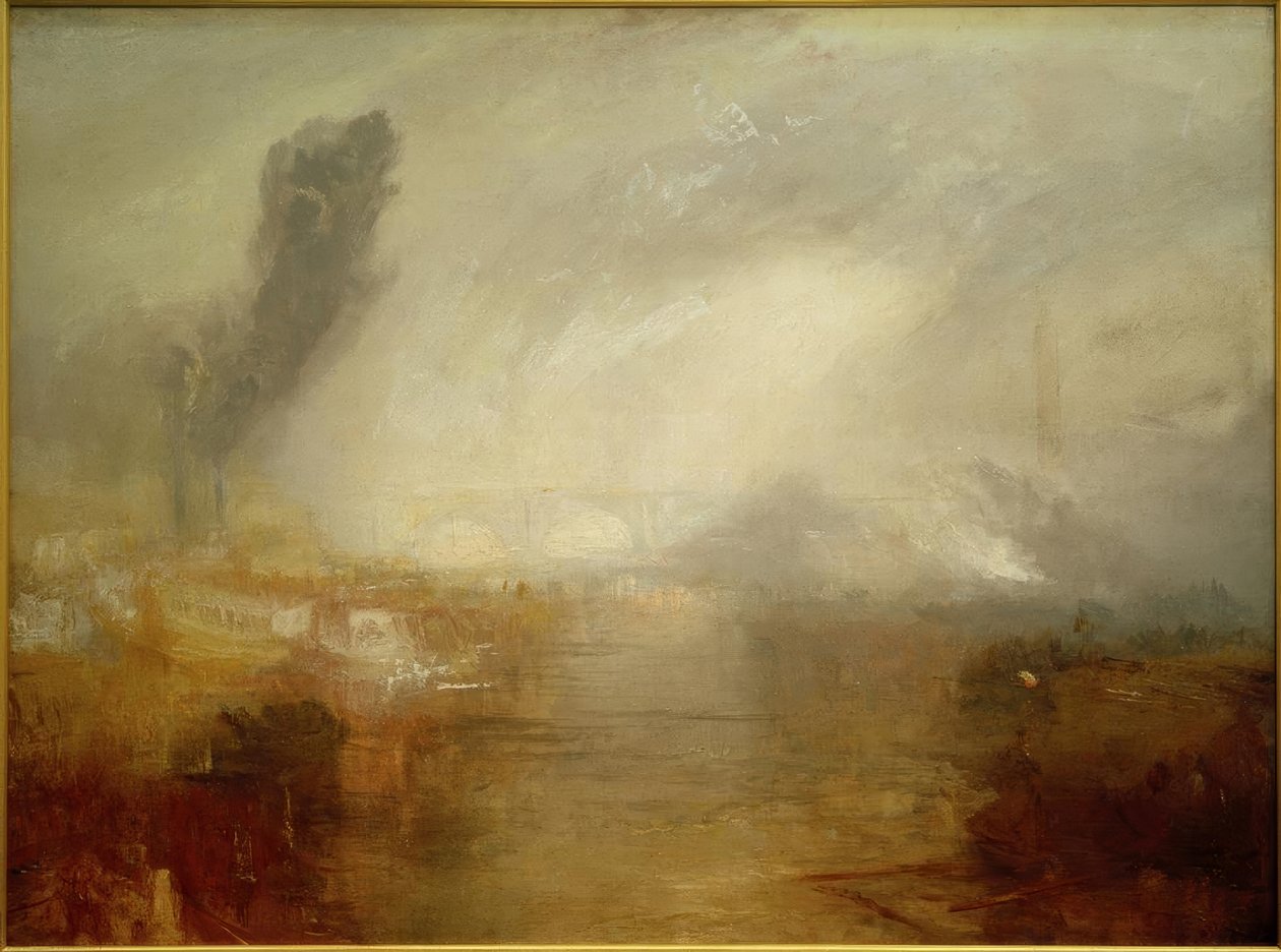 Die Themse oberhalb der Waterloo-Brücke von Joseph Mallord William Turner