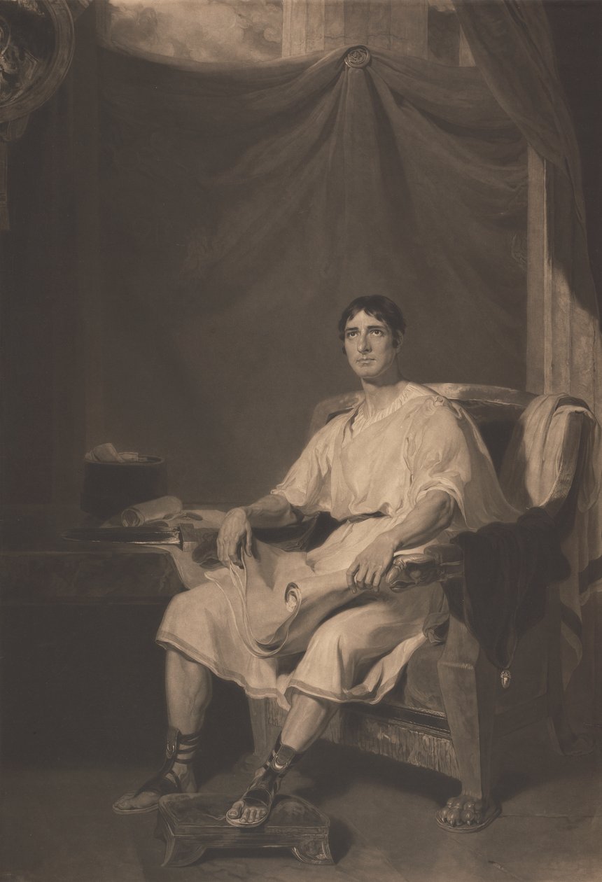 John Philip Kemble als Cato von William Ward