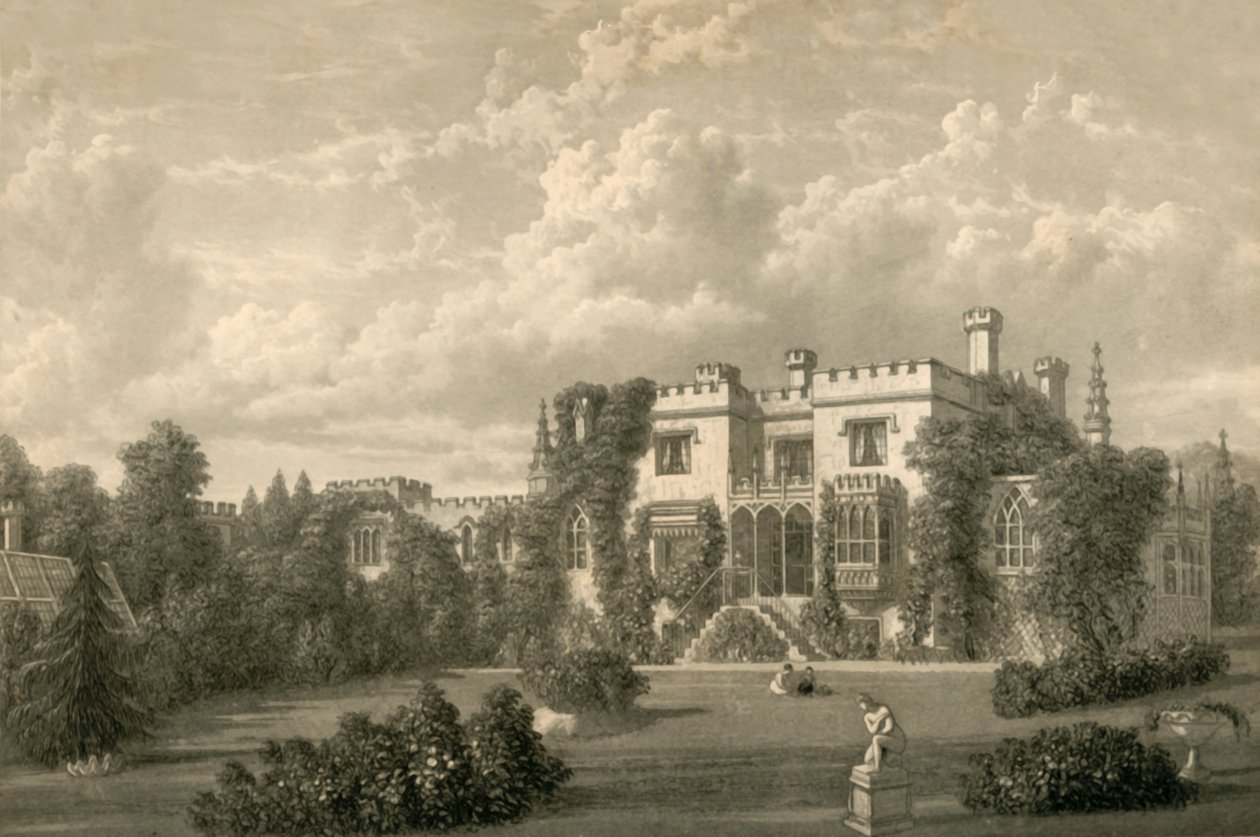Saxonbury Lodge von William Westall