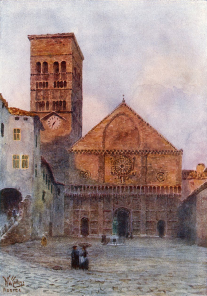 Assisi. Die Kathedrale von William Wiehe Collins