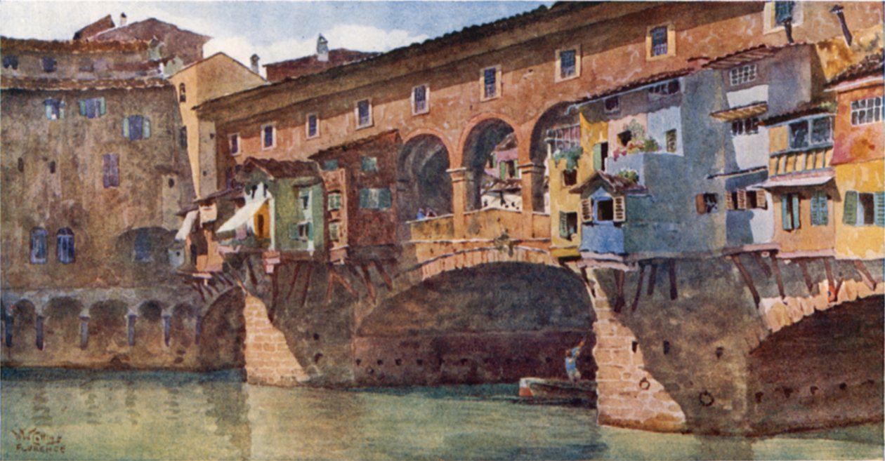 Florenz. Ponte Vecchio von William Wiehe Collins