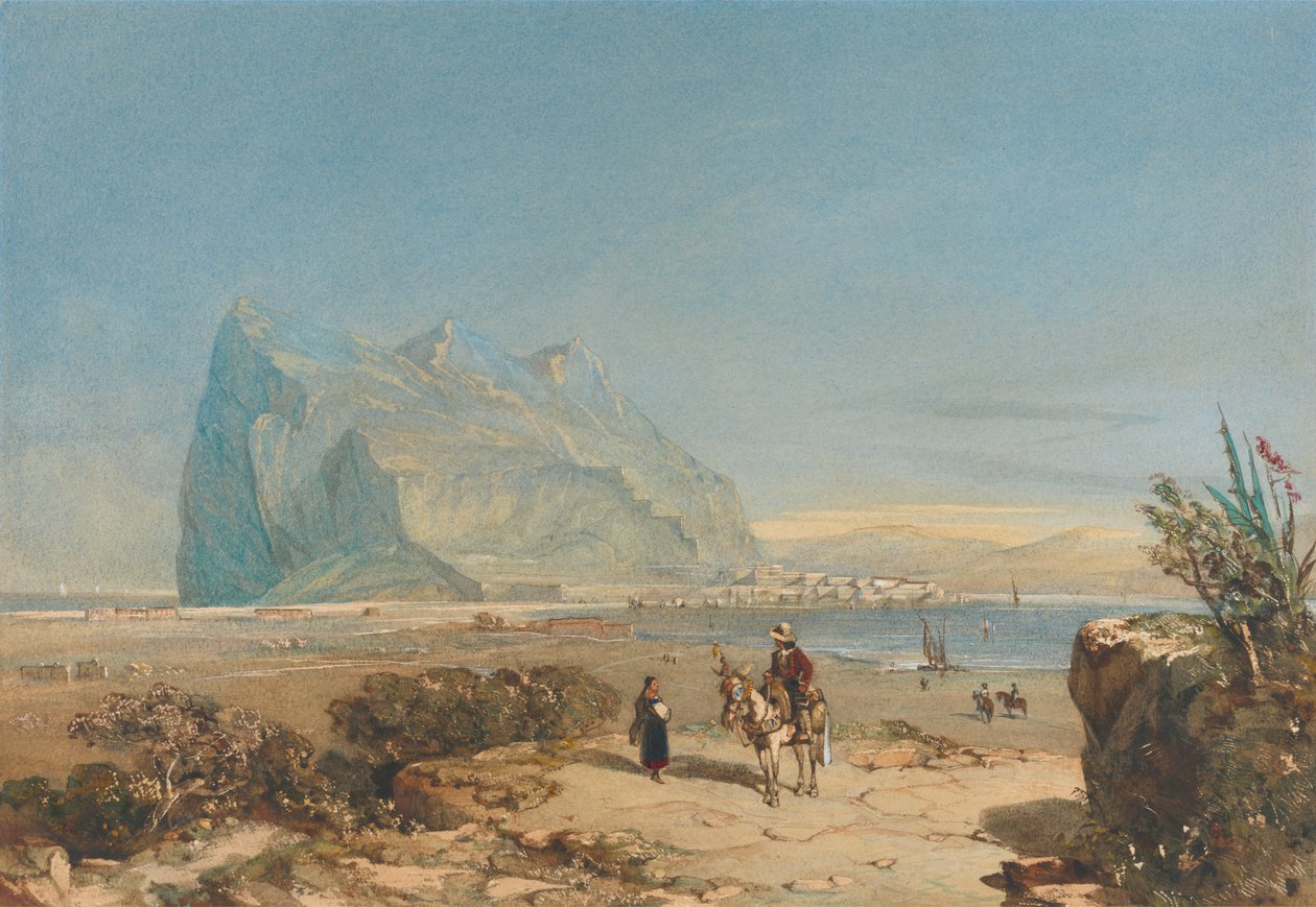 Ansicht von Gibraltar von William Wyld