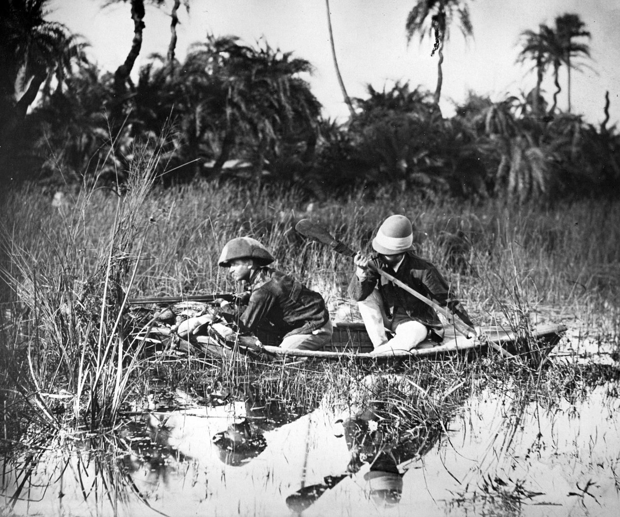 Entenjagd in Indien, ca. 1878 von Willoughby Wallace Hooper